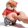3D Shiba Inu Dog Belly Sticker,Super Soft Silicone Anti-Collision Sticker, 3D Dog Belly Stickers, Decorative Fun Stickers for Adults Party Favor Decals Gift (6F) view 2