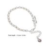 MAGICLULU 2 Pairs Pearl Beaded High Heel Shoe Straps Decorative Chain Shoelace Accessories Anti-loose Replacement Straps for Sandals and Heels view 2