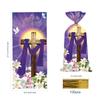 100 Pieces Easter Candy Bags He Is Risen Cellophane Treat Religious Christian Goodie Bags with Twist Ties for Easter Party Favors Supplies view 2