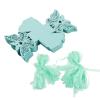 100PCS Wedding Favor Sugar Boxes, Butterfly Candy Chocolate Gift Boxes for Weddings Birthday Party Decor, Rustic Paper Boxes for Alpenliebe Dove Chocolates, DIY Assembly (Blue) view 1