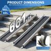ALINUOYQ Portable Wheelchair Ramp, Wheel Chair Ramps for Homes, 661LBS Capacity Handicap Ramp with Carrying Bag for Trolleys Transport Vehicles Strollers Mobility Scooters view 2