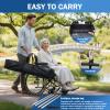 ALINUOYQ Portable Wheelchair Ramp, Wheel Chair Ramps for Homes, 661LBS Capacity Handicap Ramp with Carrying Bag for Trolleys Transport Vehicles Strollers Mobility Scooters view 4