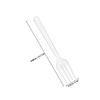 GALPADA 100pcs Disposable Plastic Forks Long Handle Utensils Party Tableware Convenient Cutlery for Dinner Fruit and Western Food view 2