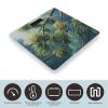 Digital Bathroom Scale Pine Tree Raindropsprinted Accurate Weight Scale,400lb Capacity LCD DisplayvStep-on Technology Tempered Glass view 3