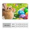 dcetiAAm Flannel Under Sink Mat 35 24 Inch, Easter Gifts No Slip Shower Rug Water Absorbing Shower Decorations for Bathroom Entry Way Rugs Indoor Inside Door Mats view 2