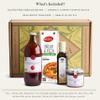 Mercato di Bellina Organic Pizza Kit Gift Basket - Authentic Homemade Gluten Free Pizza Making Kit for Home Cooks, Italian Gift Basket Includes Organic Crust Mix, Sauce, EVOO & Sun-Dried Tomatoes view 3