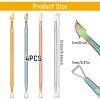 SULIKJHUI 4 Pcs Lottery Ticket Scratcher, Metal Scratcher Tool view 2