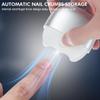 Electric Nail Clipper with 2 Speeds, Safety Fingernail Trimmer for Adults, Seniors, Kids & Infants, Rechargeable Nail Clippers with Light, Magnetic Cover, Nail Scraps Storage, USB Charging view 2
