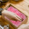 DIYEAH Pink Raffia Grass Shredded Paper 200g Bag Crinkle Cut Basket Filler Decorative Cushion Paper for Boxes Easter Holiday Party Craft Supplies view 4