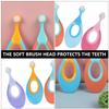 Anneome 2pcs Soft Bristle Toothbrush with Wide Handle, Extra Soft Toothbrush for Sensitive Gums, Random Pastel Colors, Oral Care Training Brush Random Color view 3