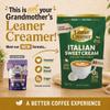 Leaner Creamer New Italian Sweet Cream Coffee Creamer, 80 Servings view 2