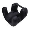 Hamwesh Ergonomic Beauty Pillow, Silk Fabric Memory Foam Support, Unique Shape Design for Back Side Stomach Sleepers, with Face Pressure Reduction, for Comfortable Rest (Black) view 2