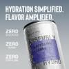 Assembly Hydro Electrolyte Water - Blackberry Lemon Refreshing Hydration Drink with Sea Salt, Non-Carbonated Electrolyte Drink for Daily and Active Hydration, 12 fl oz (350 mL) view 2