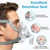 2-Pack Replacement Cushions for ResMed AirFit F20 Medium, Compatible with Original Frame, Full Face Seamless Seal Medium view 3