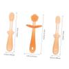 Beavorty Silicone Toothbrush 3pcs for Infants Newborn Tongue Cleaner Oral Care Safety Silicone Mouth Cleaner for Boys view 2