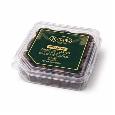 Kartago Premium Medjool Dates 12 oz Large & Juicy Medjool Dates | Naturally Sweet | Soft & Plump | No Added Sugar | Gourmet Quality