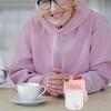 UPKOCH Weighted Straw Sippy Cup with Handles 300ml Spill Proof Dysphagia Cup for Elderly Disabled Patients Hospital Drinking Aid for Feeding and Hydration view 4