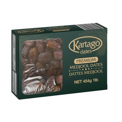 Kartago Premium Medjool Dates 1 Lb Large & Juicy Medjool Dates | Naturally Sweet | Soft & Plump | No Added Sugar | Gourmet Quality