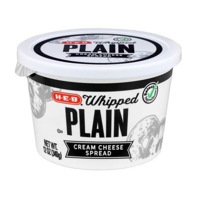 Regular Whipped Cream Cheese Spread, 12 oz, Light & Fluffy Texture, Perfect for Bagels, Toast, Baking