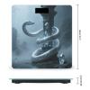 Snake on Crystal Pillar Weight Scale Large Digital Bathroom Scales with Bright LED Display Non Slip Digital Scale and Step On Fashion Weighing Machine for Body view 2