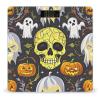 Yellow Skull Bathroom Scale for Body Weight Bathroom Weighing Scales with Back Lit LED Display Sturdy Tempered Glass Body Weight Bathroom Scale 400lb Weighing view 1