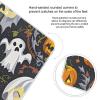 Yellow Skull Bathroom Scale for Body Weight Bathroom Weighing Scales with Back Lit LED Display Sturdy Tempered Glass Body Weight Bathroom Scale 400lb Weighing view 4