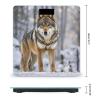 Wolf Bathroom Scale for Body Weight Bathroom Weighing Scales with Back Lit LED Display Sturdy Tempered Glass Body Weight Bathroom Scale 400lb Weighing view 2