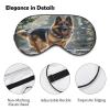 German Shepherd Dog Eye Mask Sleep Mask for Side Sleeper Women Men Pressure-Free & Light Block-Out Blindfold Soft Comfortable Eye Covers Breathable Blindfold Adjustable view 3