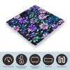Purple Camellia Bathroom Scale for Body Weight Bathroom Weighing Scales with Back Lit LED Display Sturdy Tempered Glass Body Weight Bathroom Scale 400lb Weighing view 3