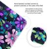 Purple Camellia Bathroom Scale for Body Weight Bathroom Weighing Scales with Back Lit LED Display Sturdy Tempered Glass Body Weight Bathroom Scale 400lb Weighing view 4