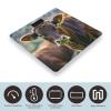 Cow in Brown Bathroom Scale for Body Weight Bathroom Weighing Scales with Back Lit LED Display Sturdy Tempered Glass Body Weight Bathroom Scale 400lb Weighing view 3
