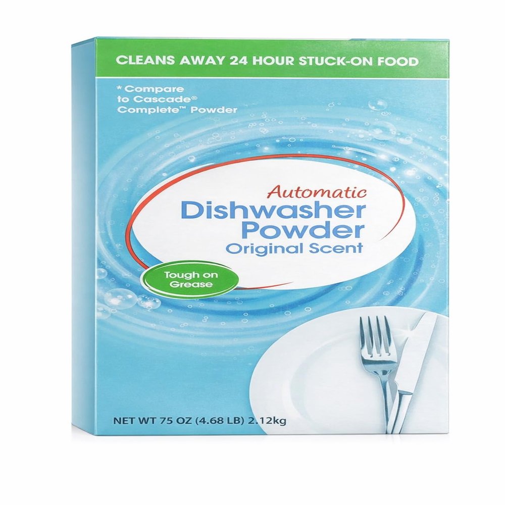 Automatic Dishwasher Powder, Original Scent, Tough on Grease, 75 oz, 2-Pack