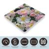 Beautiful Flowers with and Peonies Bathroom Scale for Body Weight Bathroom Weighing Scales with Back Lit LED Display Sturdy Tempered Glass Body Weight Bathroom Scale 400lb Weighing view 3