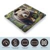 Bear Bathroom Scale for Body Weight Bathroom Weighing Scales with Back Lit LED Display Sturdy Tempered Glass Body Weight Bathroom Scale 400lb Weighing view 3