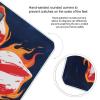 American Flag Flower Weight Scale Large Digital Bathroom Scales with Bright LED Display Non Slip Digital Scale and Step On Fashion Weighing Machine for Body view 4