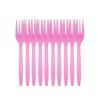 10/20pcs Pink Disposable Paper Cups for Parties & Events - for Food & Beverages(Pink fork,50pcs) view 1