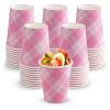 10/20pcs Pink Disposable Paper Cups for Parties & Events - for Food & Beverages(Pink fork,50pcs) view 2