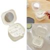 ABS Retainer Holder with Closure Hygienic Soak Container for Invisible Brace Storage and Orthodontic Storage Box view 2