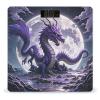 Purple Dragon Purple Moon Bathroom Scale for Body Weight Bathroom Weighing Scales with Back Lit LED Display Sturdy Tempered Glass Body Weight Bathroom Scale 400lb Weighing view 1
