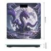Purple Dragon Purple Moon Bathroom Scale for Body Weight Bathroom Weighing Scales with Back Lit LED Display Sturdy Tempered Glass Body Weight Bathroom Scale 400lb Weighing view 2