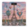 Romantic Paris Eiffel Tower 2 Bathroom Scale for Body Weight Bathroom Weighing Scales with Back Lit LED Display Sturdy Tempered Glass Body Weight Bathroom Scale 400lb Weighing view 1
