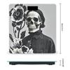 Black and White Flowers and Skull Bathroom Scale for Body Weight Bathroom Weighing Scales with Back Lit LED Display Sturdy Tempered Glass Body Weight Bathroom Scale 400lb Weighing view 2