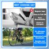10 Pcs Precut Kinesiology Tape for Knees Knee Tape for Pain Relief Support Elastic Waterproof Sports Tapes Breathable Pre Cut Athletic Tapes for Workout Recovery Sports view 3