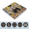Brown Bear in Autumn Bathroom Scale for Body Weight Bathroom Weighing Scales with Back Lit LED Display Sturdy Tempered Glass Body Weight Bathroom Scale 400lb Weighing view 3