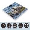 Sea Otter Family Bathroom Scale for Body Weight Bathroom Weighing Scales with Back Lit LED Display Sturdy Tempered Glass Body Weight Bathroom Scale 400lb Weighing view 3