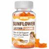 ABYSSUS Sunflower Lecithin Gummies 1200mg Cognitive & Liver Health Support with 180mg Phosphatidyl Choline, for Women's Daily Wellness, Sugar Free, Non-GMO, 60 Count view 1