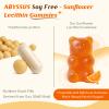 ABYSSUS Sunflower Lecithin Gummies 1200mg Cognitive & Liver Health Support with 180mg Phosphatidyl Choline, for Women's Daily Wellness, Sugar Free, Non-GMO, 60 Count view 2