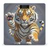 Tiger Head with Raised Paws Bathroom Scale for Body Weight Bathroom Weighing Scales with Back Lit LED Display Sturdy Tempered Glass Body Weight Bathroom Scale 400lb Weighing view 1