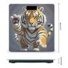 Tiger Head with Raised Paws Bathroom Scale for Body Weight Bathroom Weighing Scales with Back Lit LED Display Sturdy Tempered Glass Body Weight Bathroom Scale 400lb Weighing view 2