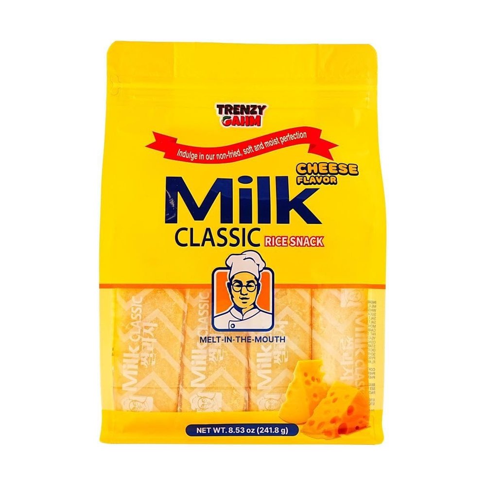 TRENZY GAHM Rice Crackers, Classic Milk Flavor, 8.53 oz (Cheese)